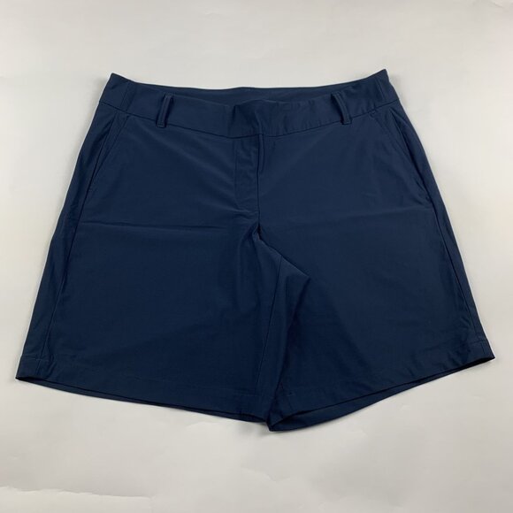 Spanx Navy Sunshine Solutions Pull On Shorts 1X - Picture 1 of 5